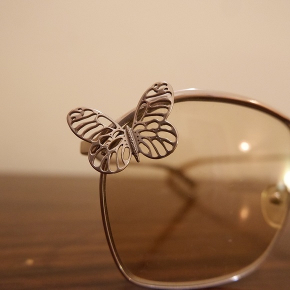Silver Stella McCartney Sunglasses with Butterfly - Picture 2 of 5